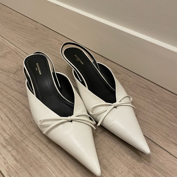 Balenciaga women’s knife mule slingback 37.5 - Picture 2 of 2